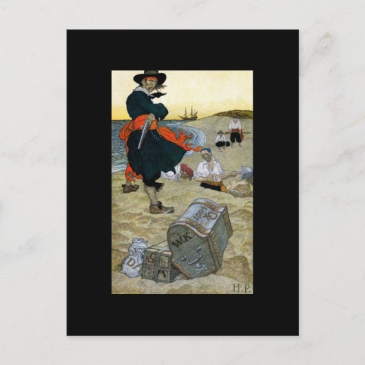 Carte Postale Pirate Art (Devant)