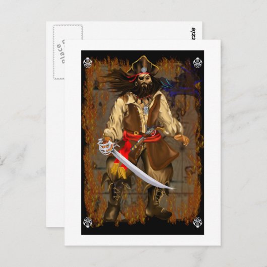 Carte Postale Pirate Big and Bad (Devant / Derrière)