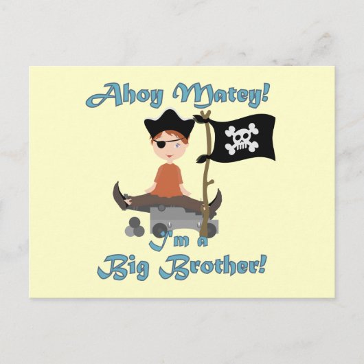 Carte Postale Pirate Big Brother (Devant)