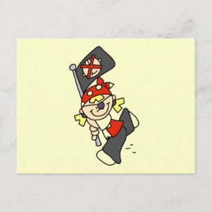 Carte Postale Pirate blond avec des tee-shirts et des cadeaux