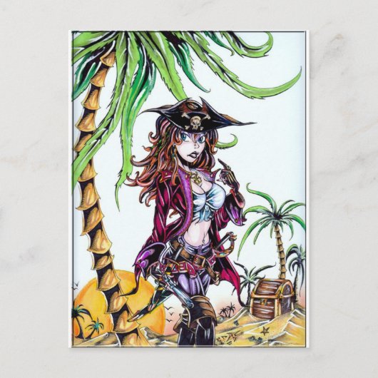 Carte postale Pirate Boty (Devant)