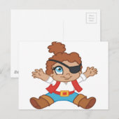 Carte Postale Pirate Boy (Devant / Derrière)