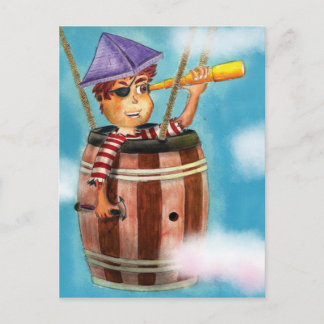 Carte Postale Pirate Boy Voyage