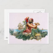 Carte Postale Pirate caribéen (Devant / Derrière)