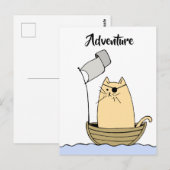 Carte Postale Pirate Cat Adventure (Devant / Derrière)