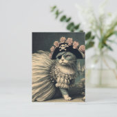 Carte Postale Pirate Chat Adorable (Debout devant)
