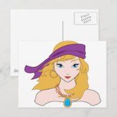 Carte Postale Pirate Chicks ROCK ! (Devant / Derrière)