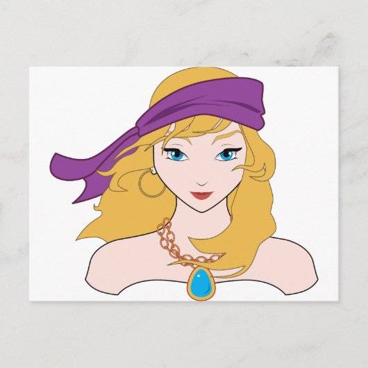Carte Postale Pirate Chicks ROCK ! (Devant)