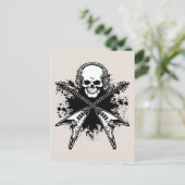 Carte Postale Pirate de musique 3 (Debout devant)