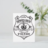 Carte Postale Pirate de rhum épicé (Debout devant)