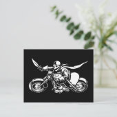 Carte Postale Pirate de route -bw (Debout devant)