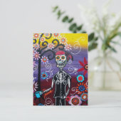 CARTE POSTALE PIRATE DIA DE LOS MUERTOS (Debout devant)