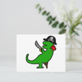 Carte Postale Pirate Dinosaur (Debout devant)