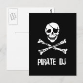 Carte Postale Pirate DJ (Devant / Derrière)