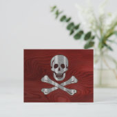 Carte Postale Pirate en bois d'acier (Debout devant)