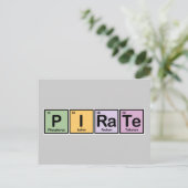 Carte Postale Pirate en éléments (Debout devant)