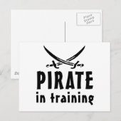 Carte Postale Pirate En Formation (Devant / Derrière)