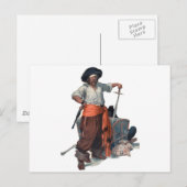 Carte Postale Pirate Et Trésor (Devant / Derrière)
