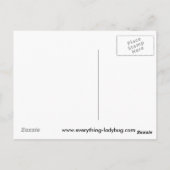 Carte postale Pirate Ladybugs (Dos)