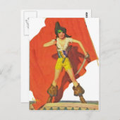 Carte Postale Pirate Mate (Devant / Derrière)