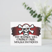 Carte Postale Pirate Morale (Debout devant)