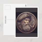 Carte Postale Pirate. Postcard (Devant / Derrière)