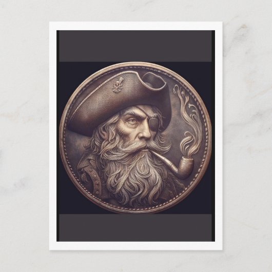 Carte Postale Pirate. Postcard (Devant)