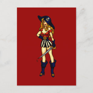 Carte Postale Pirate Queen