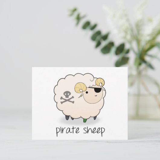 Carte Postale Pirate Sheep (Debout devant)