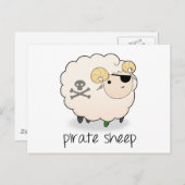 Carte Postale Pirate Sheep (Devant / Derrière)