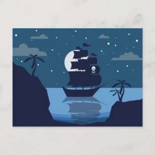 Carte postale Pirate Ship