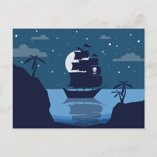 Carte postale Pirate Ship (Devant)