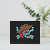 Carte Postale Pirate Skull & Crossbone (Debout devant)