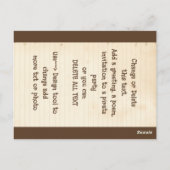 Carte Postale Pirate Skull Talk comme un pirate anniversaire (Dos)