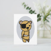 Carte Postale Pirate Teddy Bear (Debout devant)