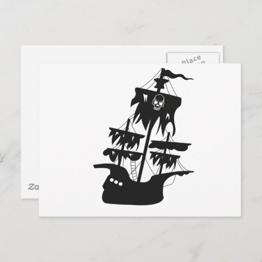 Carte Postale Piratenschiff (Devant / Derrière)