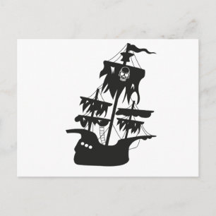 Carte Postale Piratenschiff