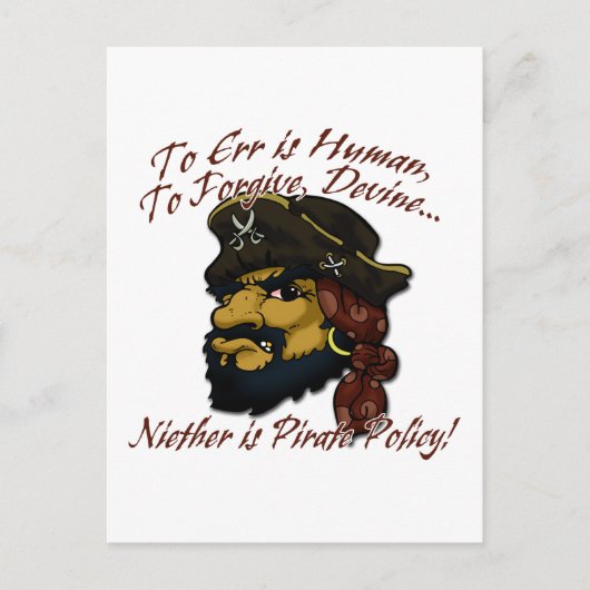 Carte Postale Pirates ! (Devant)