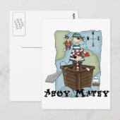 Carte Postale Pirates Ahoy Tshirs et cadeaux (Devant / Derrière)