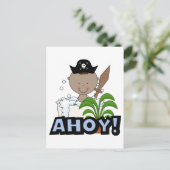 Carte Postale Pirates de baignoire - African American Boy (Debout devant)