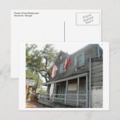 Carte Postale Pirates House Restaurant Savannah Georgia (Devant / Derrière)