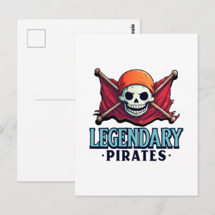 Carte Postale Pirates légendaires