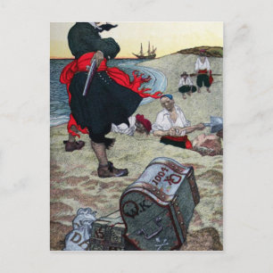 Carte Postale Pirate's Treasure