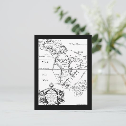 Carte postale Pirates Treasure Map (Debout devant)