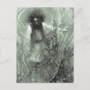 Carte Postale Pirates Vintage, Capitaine Goldsack par Howard Pyl