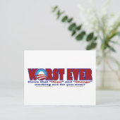 CARTE POSTALE PIRE JAMAIS (Debout devant)