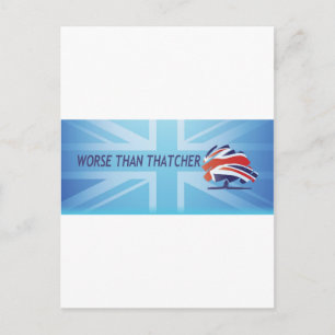 Carte Postale Pire que Thatcher