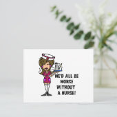 Carte Postale Pire sans infirmière (Debout devant)