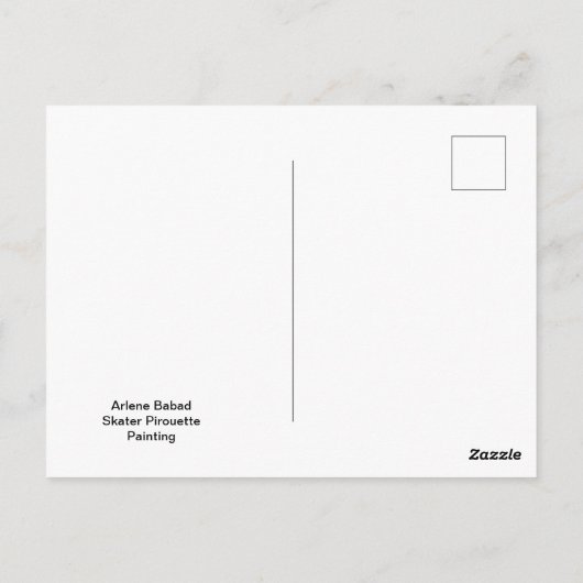 Carte Postale Pirouette, (Dos)