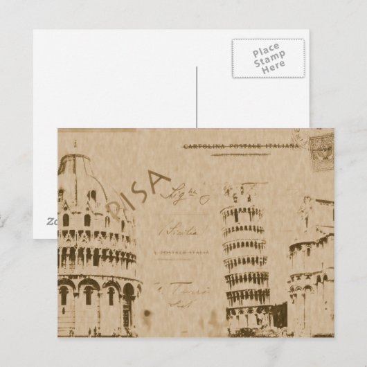 Carte postale Pisa (Devant / Derrière)